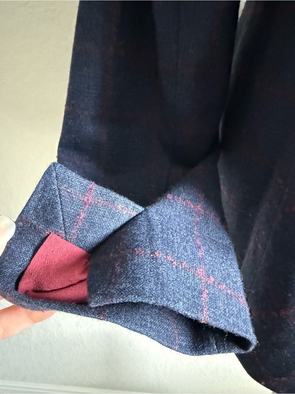 Talbots Wool Windowpane Check Blazer - Picture 8 of 13